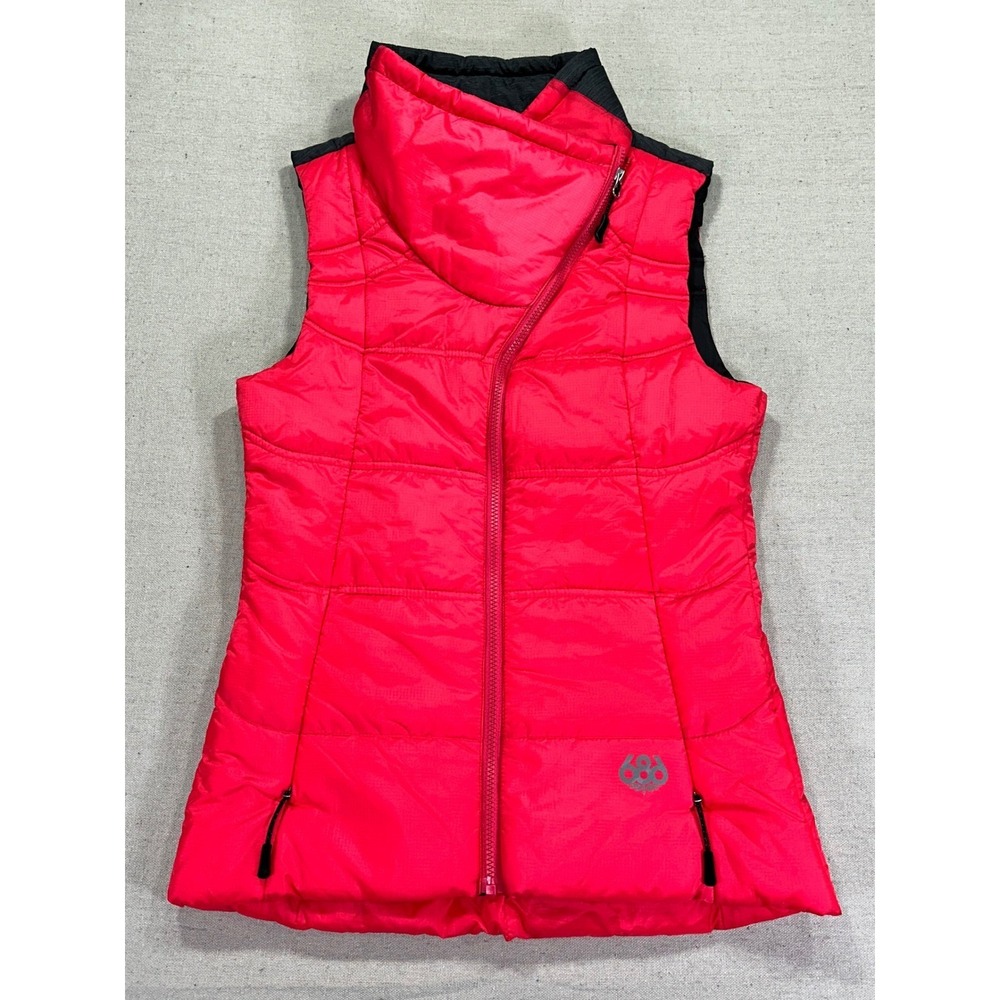 686 Women's Medium GLCR Serenade Insulated Vest L5W305 Quilted Puffer DWR‎